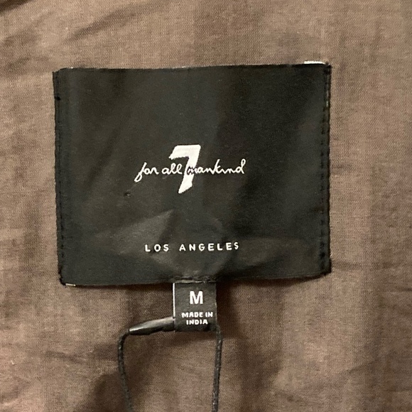 Leather Jacket size M - 7 For All Mankind - Picture 11 of 16